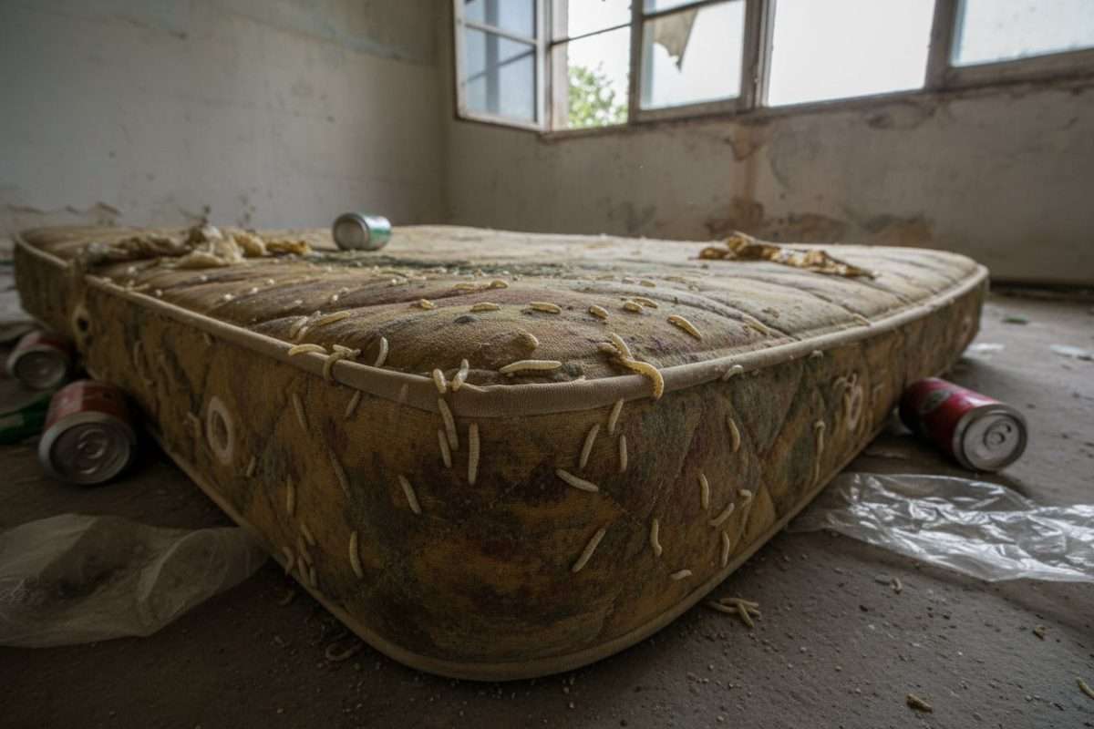 Larve d’anthrène au matelas : l’identifier et l’éliminer