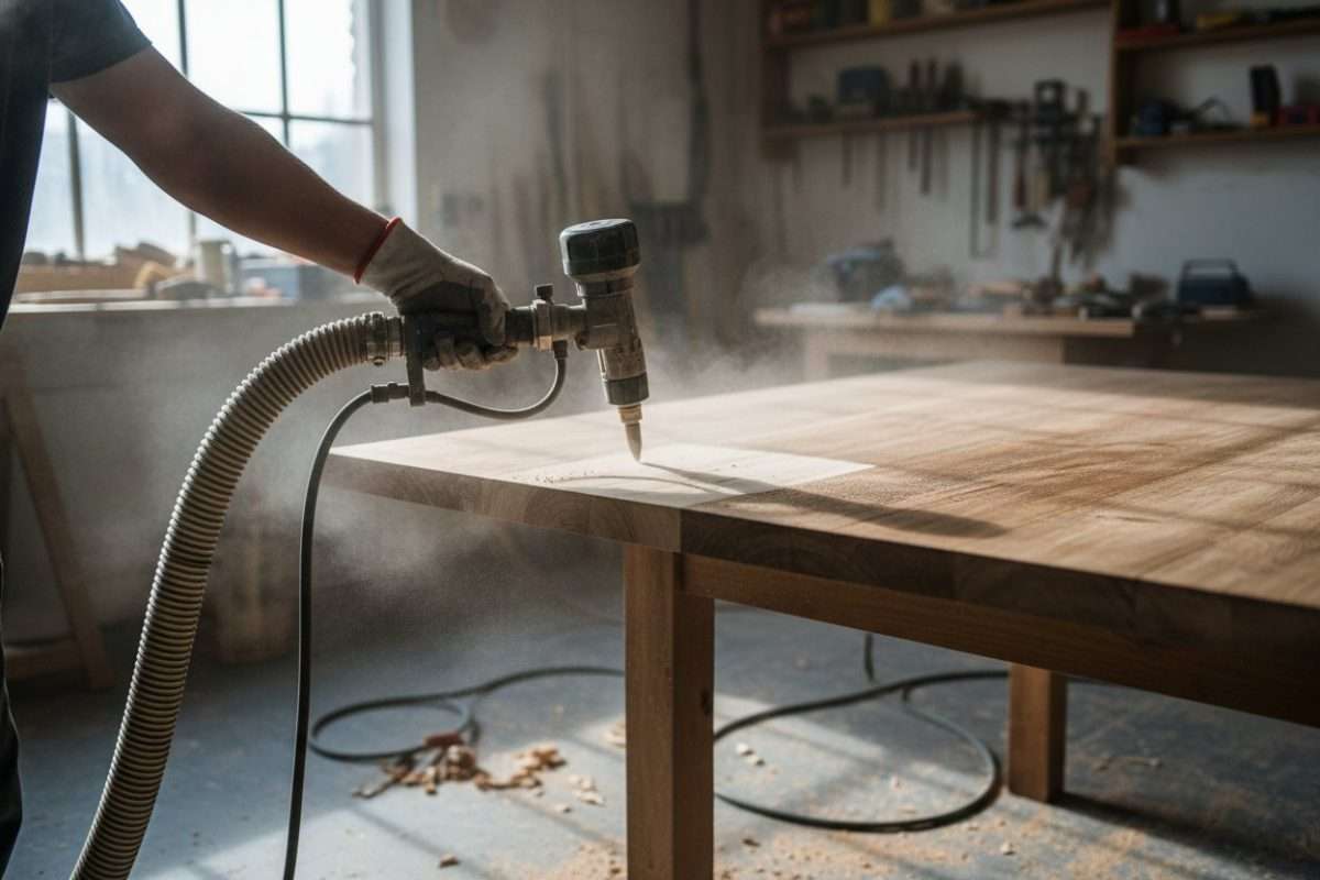 Sabler un meuble en bois : guide vers l’aérogommage