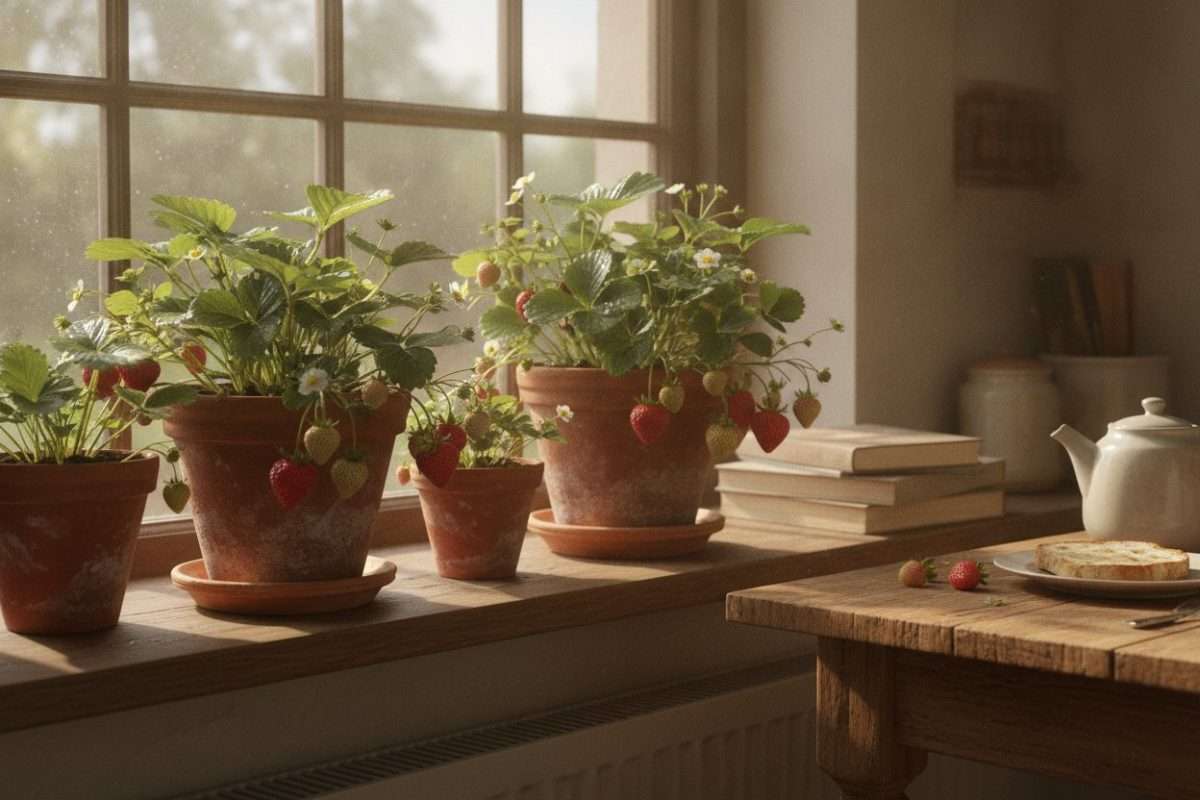 Fraises en pot : cultiver des fruits gourmands à la maison