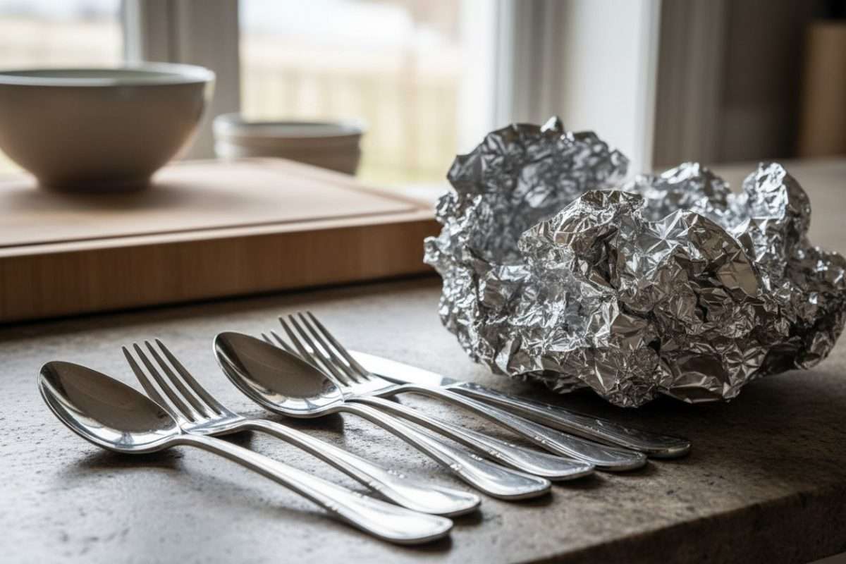 Nettoyer l’argenterie avec du papier aluminium : méthode efficace