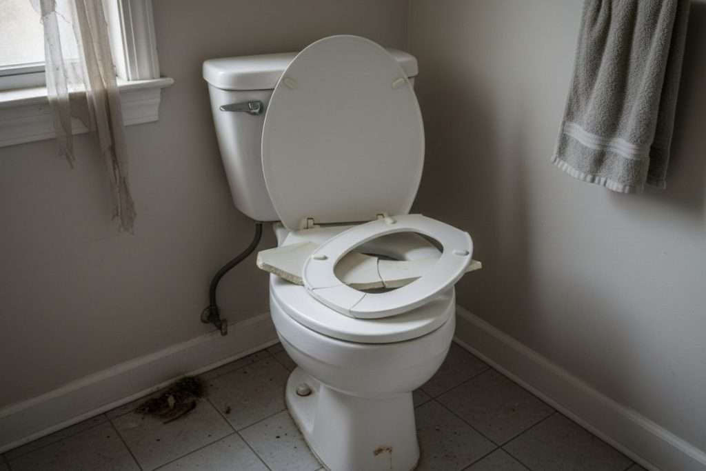 Bloc WC tombé dans les toilettes : que faire ?