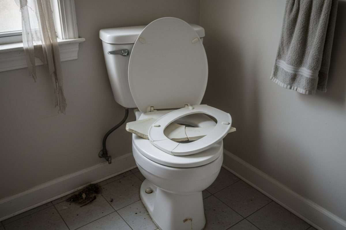 Bloc WC tombé dans les toilettes : que faire ?