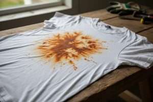 Enlever une tache de rouille sur du coton : nos astuces