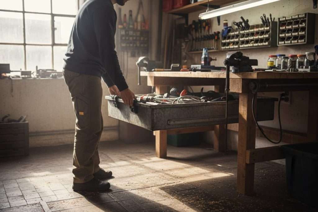 Fabriquer un plateau coulissant pour charge lourde