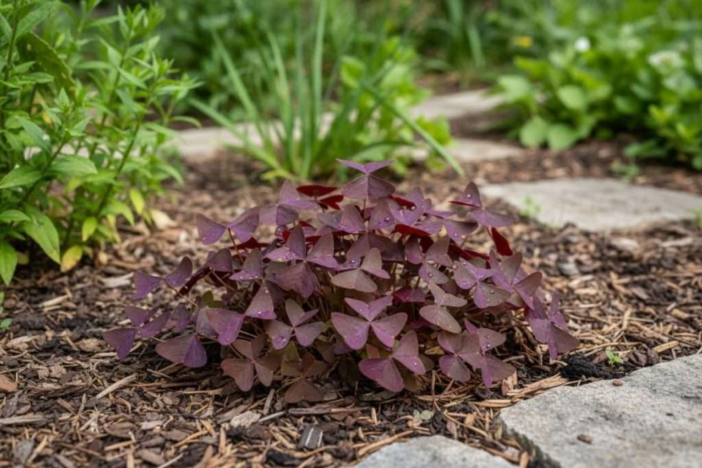 Oxalis triangularis en extérieur : plantation et soins