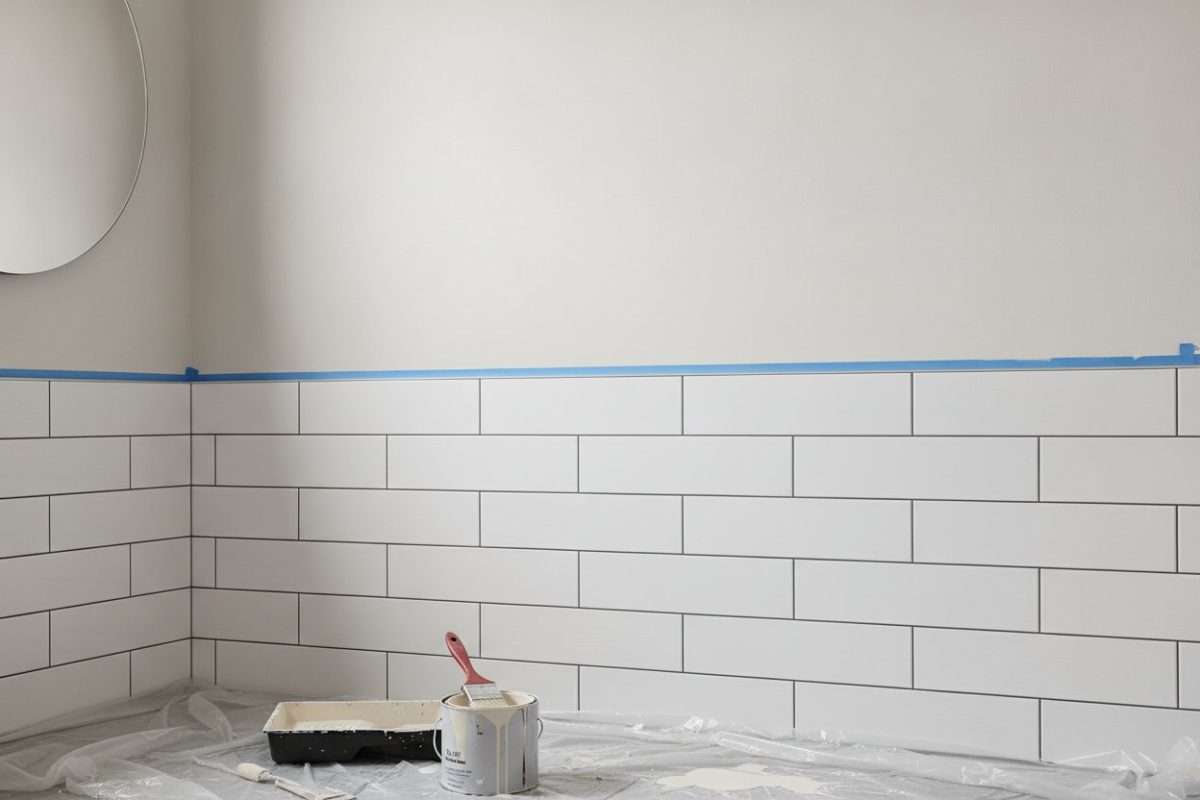Peinture sur carrelage de salle de bain : notre avis